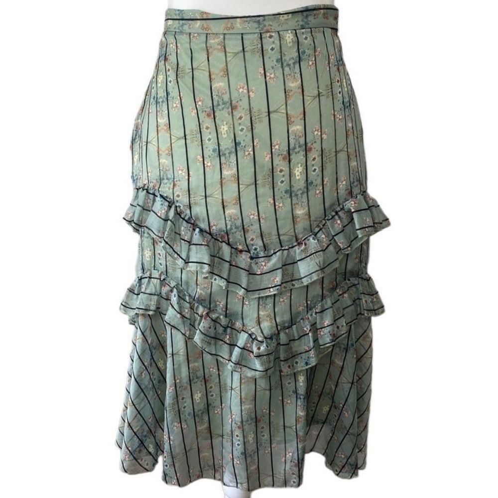 Anthropologie Eva Franco boho floral print skirt - Picture 7 of 8